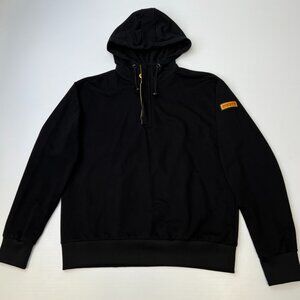 Pirelli Jacket Men Extra Large Quarter Zip Pullover Hood Spell Out Car Core No